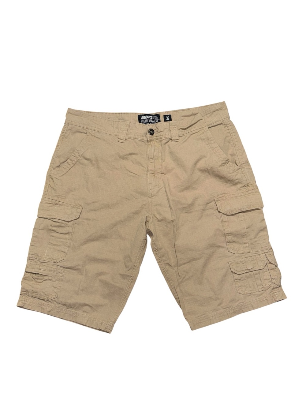 tan khaki cargo shorts